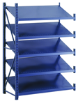 52 x 24 x 78" - Welded Frame Single Tilt Shelving Add-On Unit (Gray) - Strong Tooling