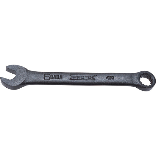 ‎Proto Black Oxide Metric Short Combination Wrench 6 mm - 12 Point - Strong Tooling