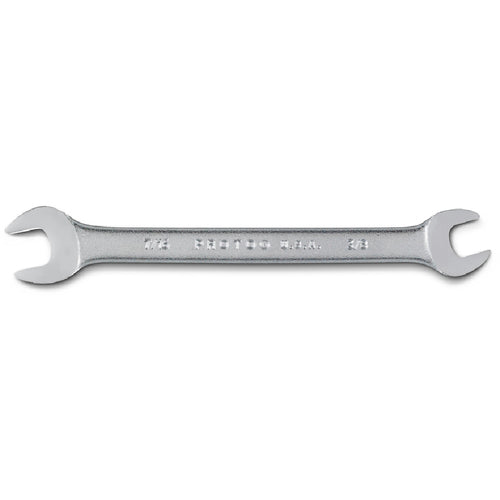 Proto Satin Open-End Wrench - 3/8″ × 7/16″ - Strong Tooling