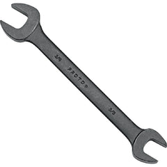 Proto Black Oxide Open-End Wrench - 1/2″ × 9/16″ - Strong Tooling