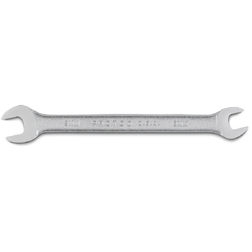 Proto Satin Open-End Wrench - 8 mm × 9 mm - Strong Tooling