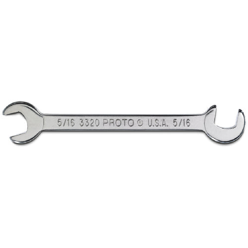 Proto Short Satin Angle Open-End Wrench - 5/16″ - Strong Tooling