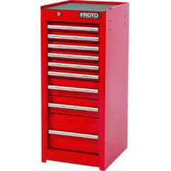 Proto® 440SS Side Cabinet - 9 Drawer, Black - Strong Tooling