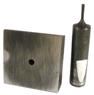 Punch & Die Set for Bench Punch - 3/8" Square - Strong Tooling