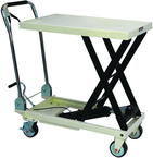 SLT-330F, Scissor Lift Table With Folding Handle - Strong Tooling
