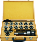 CCS-1 Mill Chuck with Collet Set and Carry case; R8 Shank; 1/8" to 1" Capacity - Strong Tooling