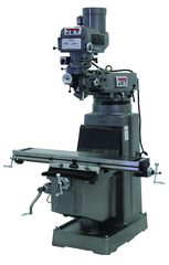 JTM-1050 Mill With 3-Axis ACU-RITE 200S DRO (Quill) and X-Axis Powerfeed - Strong Tooling