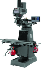 JTM-4VS Mill With Acu-Rite 200S DRO With X, Y & Z-Axis Powerfeeds With Air Powered Draw Bar - Strong Tooling