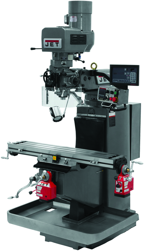 JTM-949EVS with Newall DP700 DRO, X & Y Powerfeeds - Strong Tooling