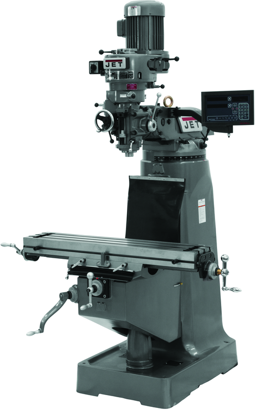 JTM-2 Mill With 3-Axis Newall DP700 DRO (Knee) - Strong Tooling