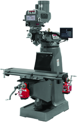 JTM-2 Mill With 3-Axis Newall DP700 DRO (Quill) With X and Y-Axis Powerfeeds - Strong Tooling