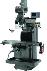 JTM-1254RVS with Acu-Rite 300S 3X (Q) DRO, X & Y Powerfeeds & Air Power Drawbar - Strong Tooling