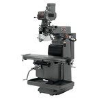 JTM-1254VS with Acu-Rite  300S 3X (K) DRO, X & Y Powerfeeds & Air Power Drawbar - Strong Tooling