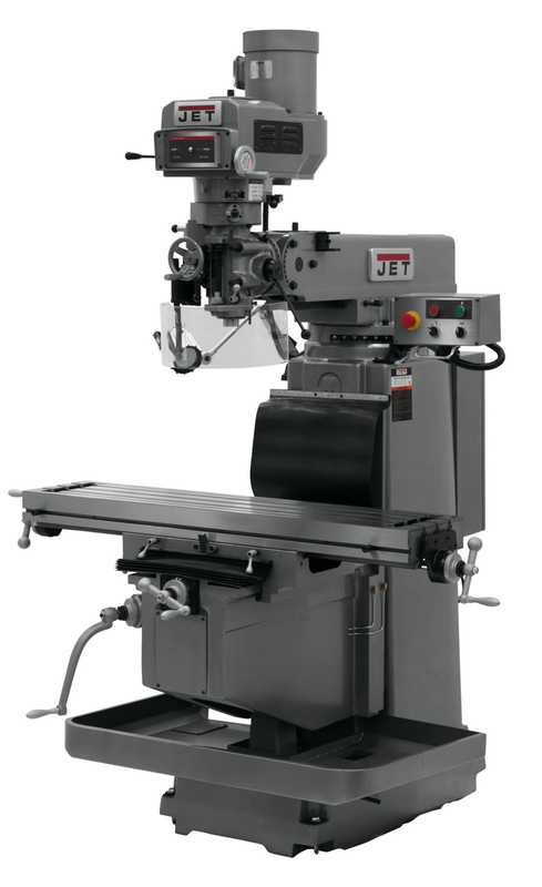 JTM-1254VS with Acu-Rite  300S 3X (Q) DRO, X,Y&Z  Powerfeeds - Strong Tooling