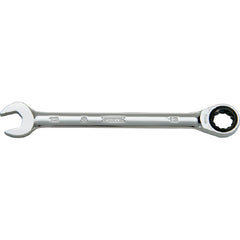 ‎Proto Full Polish Combination Non-Reversible Ratcheting Wrench 14 mm - 12 Point - Strong Tooling