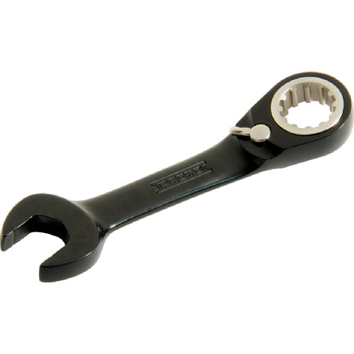 Proto Black Chrome Combination Stubby Reversible Ratcheting Wrench 7/16″ - Spline - Strong Tooling