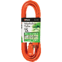 Extension Cord - 15' Medium Duty 1-Outlet (Outdoor Style) - Strong Tooling