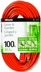 Woods Extension Cord - 100' Medium Duty 1-Outlet (Outdoor Style) - Strong Tooling