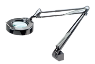 Floating Arm Magnifier Light - 5" Rnd Lens; 3 Diopter - Strong Tooling