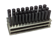 Quality Import Transfer Punch Set -- 1/2 - 1'' - Strong Tooling