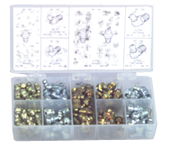 385 Pc. Grease Fitting Assortment - Strong Tooling