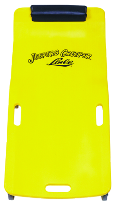 Low Profile Plastic Creeper - Body-fitting Design - Yellow - Strong Tooling