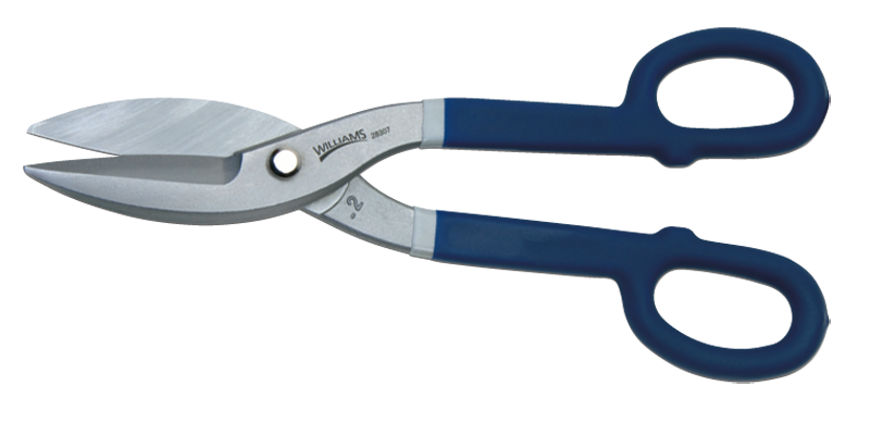 2-1/2'' Blade Length - 12'' Overall Length - Straight Cutting - Tinner Snips - Strong Tooling