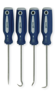 4 Piece - Hi Vis Mini Hook & Pick Set - #9402011 - Strong Tooling