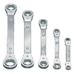 Snap-On/Williams (5 Piece) 25° Offset Straight Ratcheting Box Wrench Set - Strong Tooling