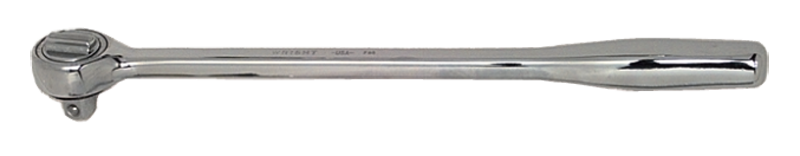 10" OAL - 3/8'' Drive - Round Head - Extra Long Reversible Ratchet - Plain Handle - Strong Tooling