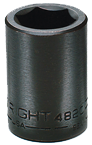 35mm x 57.15mm OAL - 3/4" Drive - 6 Point - Metric Impact Socket - Strong Tooling