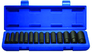 15 Piece - 11 to 32mm - 1/2" Drive - Metrid Deep Impact Socket SEt - Strong Tooling