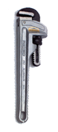 3" Pipe Capacity - 24" OAL - Aluminum Pipe Wrench - Strong Tooling