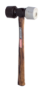 Vaughan Rubber Mallet -- 24 oz; Hickory Handle - Strong Tooling