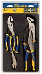 Pliers Set -- #2078707; 4 Pieces; Includes: 6" Diagonal Cutter; 6" Slip Joint; 8" Long Nose; 10" Groove Joint - Strong Tooling