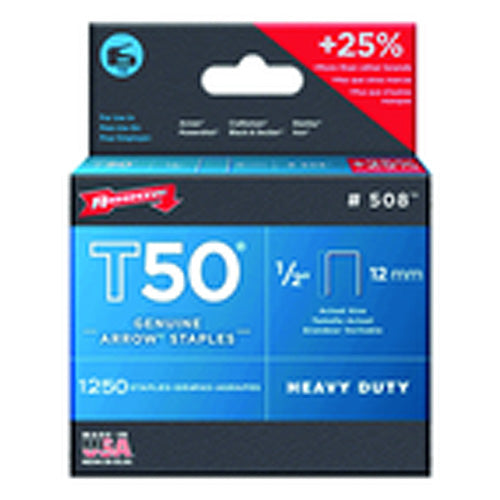 1/2″ / 12 mm - T50–1250 Standard Pack - Staples - Strong Tooling