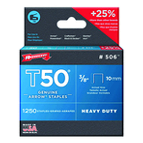 3/8″ / 10 mm - T50–1250 Standard Pack - Staples - Strong Tooling