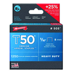 5/16″ / 8 mm - T50–1250 Standard Pack - Staples - Strong Tooling