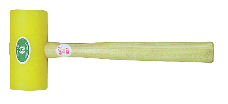 Garland Plastic Mallet -- 19 oz; Hickory Handle; 2-1/2'' Head Diameter - Strong Tooling
