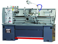 Geared Head Lathe - #KLS1440A - 14" Swing; 40" Between Centers; 3 HP Motor; D1-4 Camlock Spindle - Strong Tooling