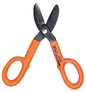 1-3/4'' Blade Length - 7'' Overall Length - Straight Cutting - Straight Patter Snips - Strong Tooling