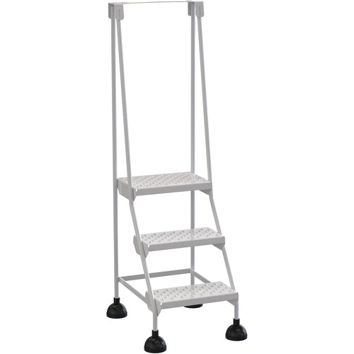 Spring Loaded Roll Ladder Perf 3 Stp Wht - Exact Industrial Supply