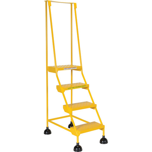 Spring Loaded Roll Ladder Perf 4 Stp Yel - Exact Industrial Supply