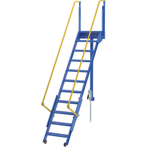 Folding Mezzanine Ladder 108″ - Exact Industrial Supply