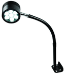 7 LED Spot Light  Dimmable  17" Flexible Gooseneck Arm  Direct Mount - Strong Tooling