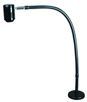 High Power LED Spot Light  Dimmable  25" Flexible Goose Arm  Magnet Base - Strong Tooling