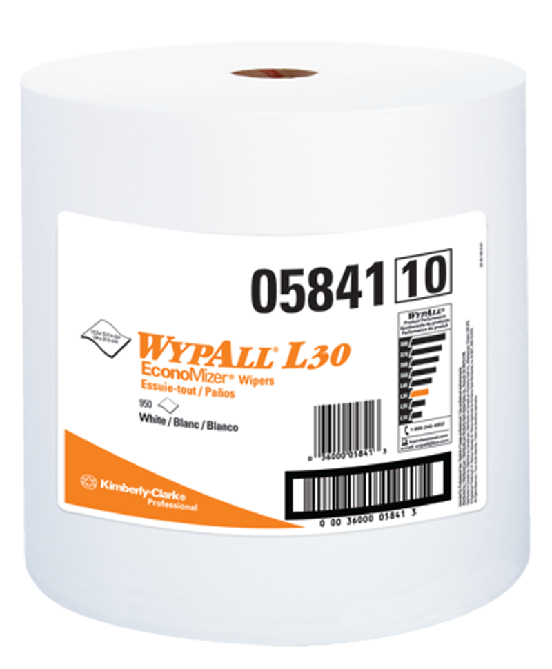 12.5 x 13.4'' - Package of 900 - WypAll L30 Jumbo Roll - Strong Tooling