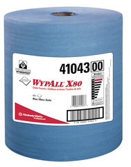12.5 x 13.4'' - Package of 475 - WypAll X80 Jumbo Roll - Strong Tooling