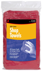 15 x 15'' - Package of 50 - Shop Towels - Strong Tooling