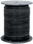 #L12RM100 - 1/2'' ID x 100 Feet - Black Rubber - Rubber Hose - Strong Tooling